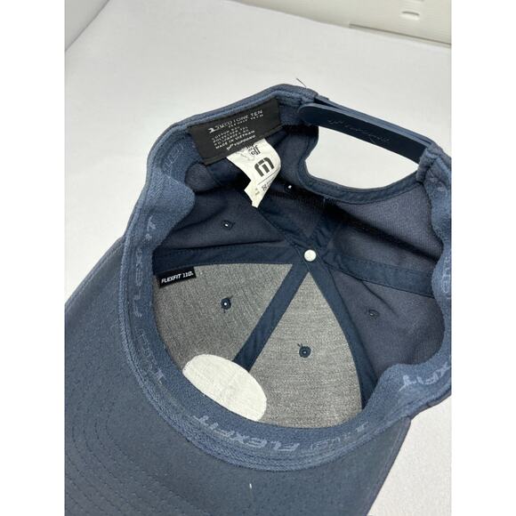 Travis Matthew Snapback 110 One Ten FlexFit Spell Out Hat Cap Blue - Picture 6 of 12